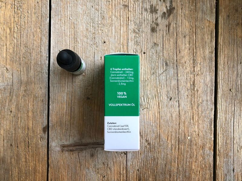 Die laborgeprüften Inhaltsstoffe im Canobo CBD Öl.